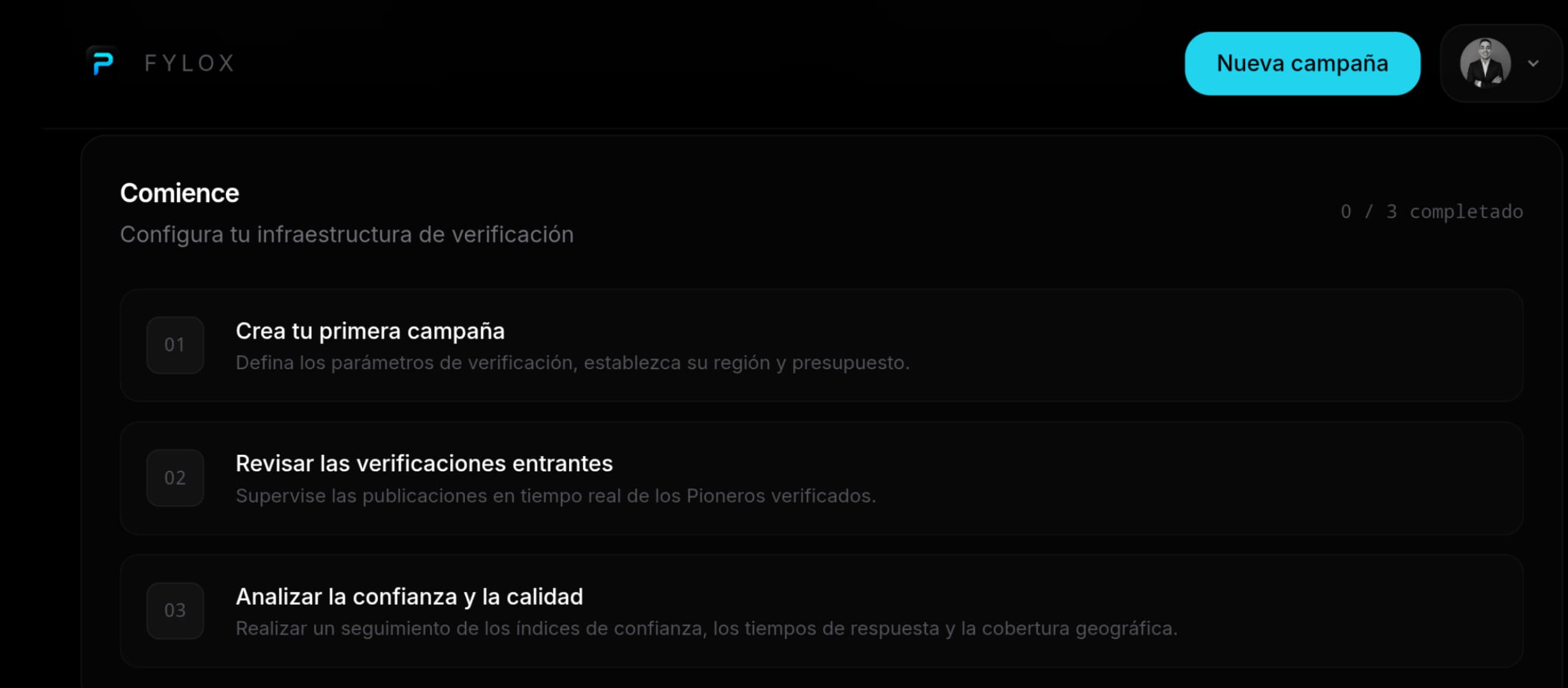 Fylox Dashboard